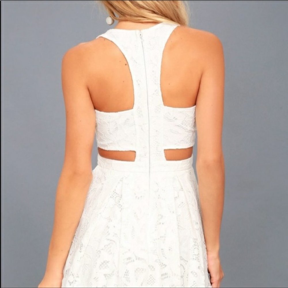 Lulus Lace Skater Dress Style #24771